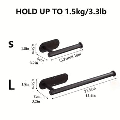 Wall Mounted Paper Towel Holder Dispenser Iron Storage Rack