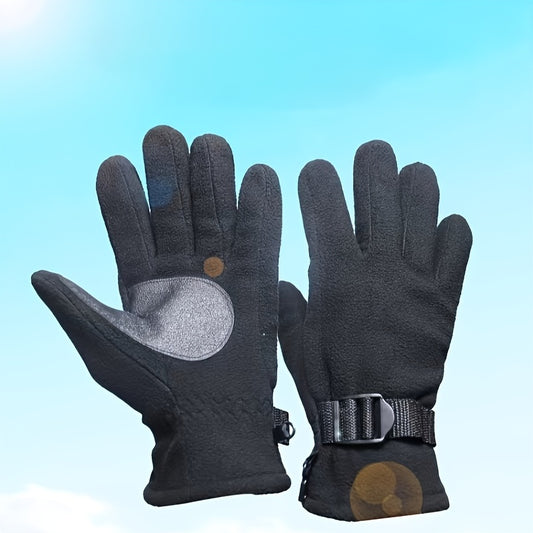 Winter Cycling Gloves Windproof Insulated Full Finger Sports Gloves