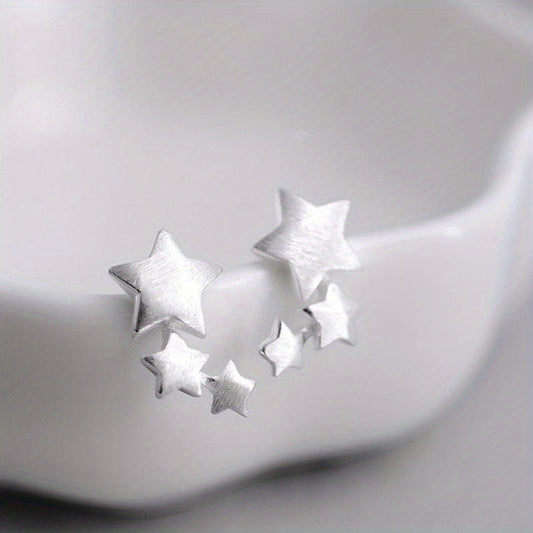 Girls Teen Star Stud Earrings Jewelry Gift Party Holiday