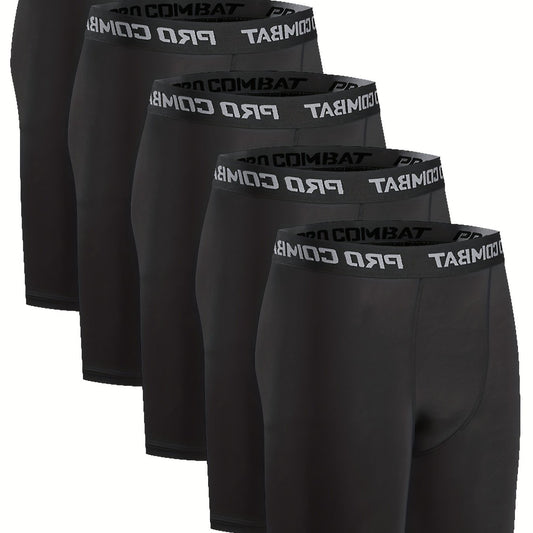 Men's Compression Shorts High Stretch Base Layer Sportswear for Gym Running
