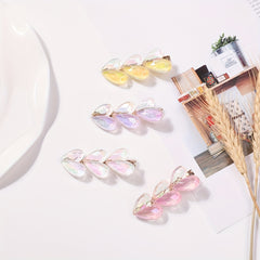 Y2K Crystal Duckbill Clip Holographic Hair Accessory Hairclip for Women Girls