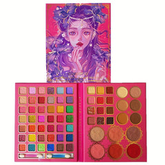 66 Colors Makeup Palette Eyeshadow Concealer Highlighter Blush Palette