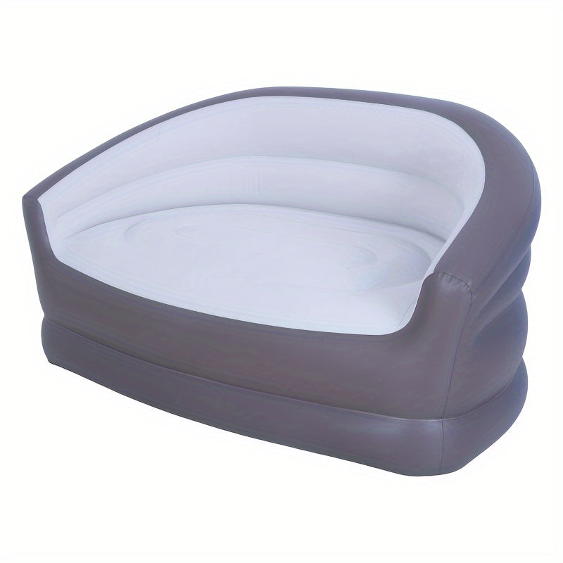 Inflatable Couch Air Sofa with Flocked Surface for Camping
