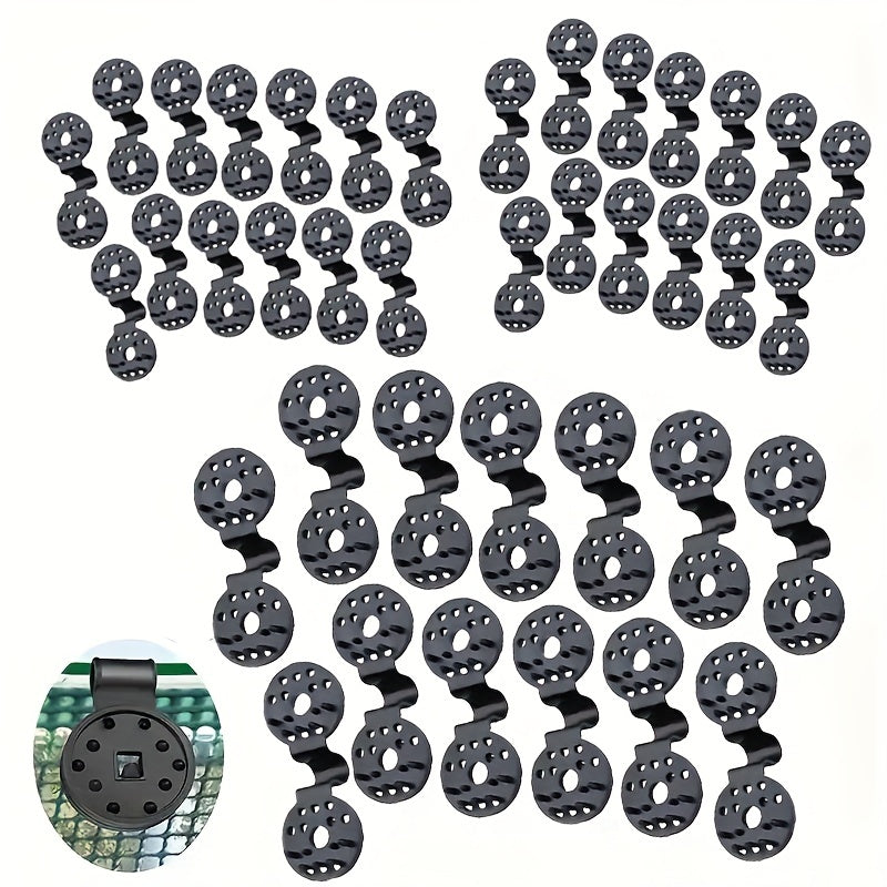 40pcs Plastic Sunshade Clips Instant Grommet Film Fast Installation