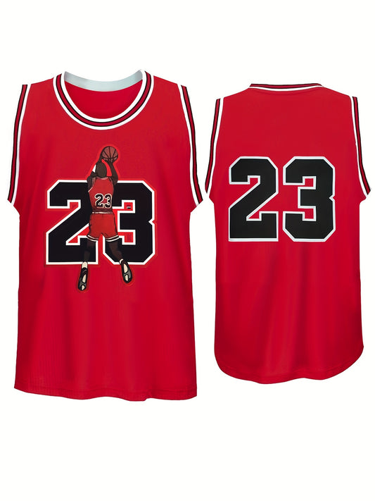 Boys Kids 23 Basketball Vest Sports Summer Top