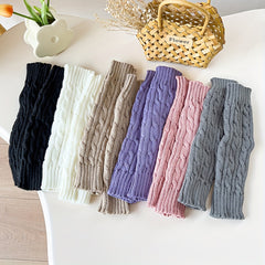 Knitted Leg Warmers Knee High Socks