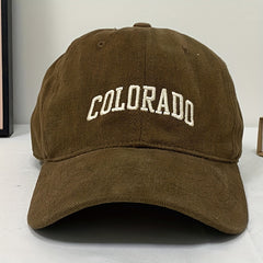 Adjustable Low Profile Baseball Cap Unstructured Cotton Dad Cap