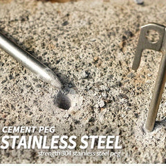 304 Stainless Steel Ground Nail for Camping Tent