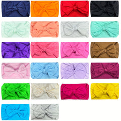 8pcs Baby Soft Bow Headband for Holiday Party Gift