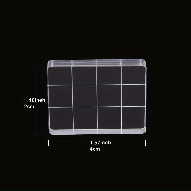 Acrylic Stamp Block for Transparent Seal Stamp DIY Scrapbook Decor