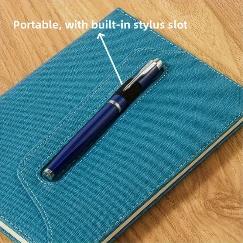Custom Engraved A5 Retro Style Notebook with Pen Slot