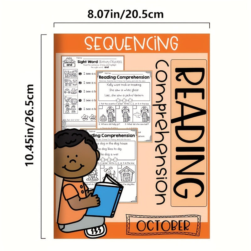 Monster Crew October Sequencing Reading Comprehension Worksheets