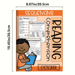 Monster Crew October Sequencing Reading Comprehension Worksheets