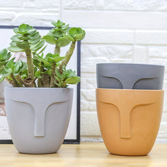 Plastic Flower Pot Melamine Plant Pot Home Garden Decor