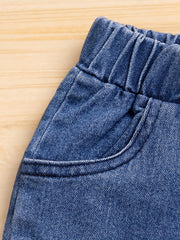 Girls Denim Flare Bell Bottom Pants for All Seasons