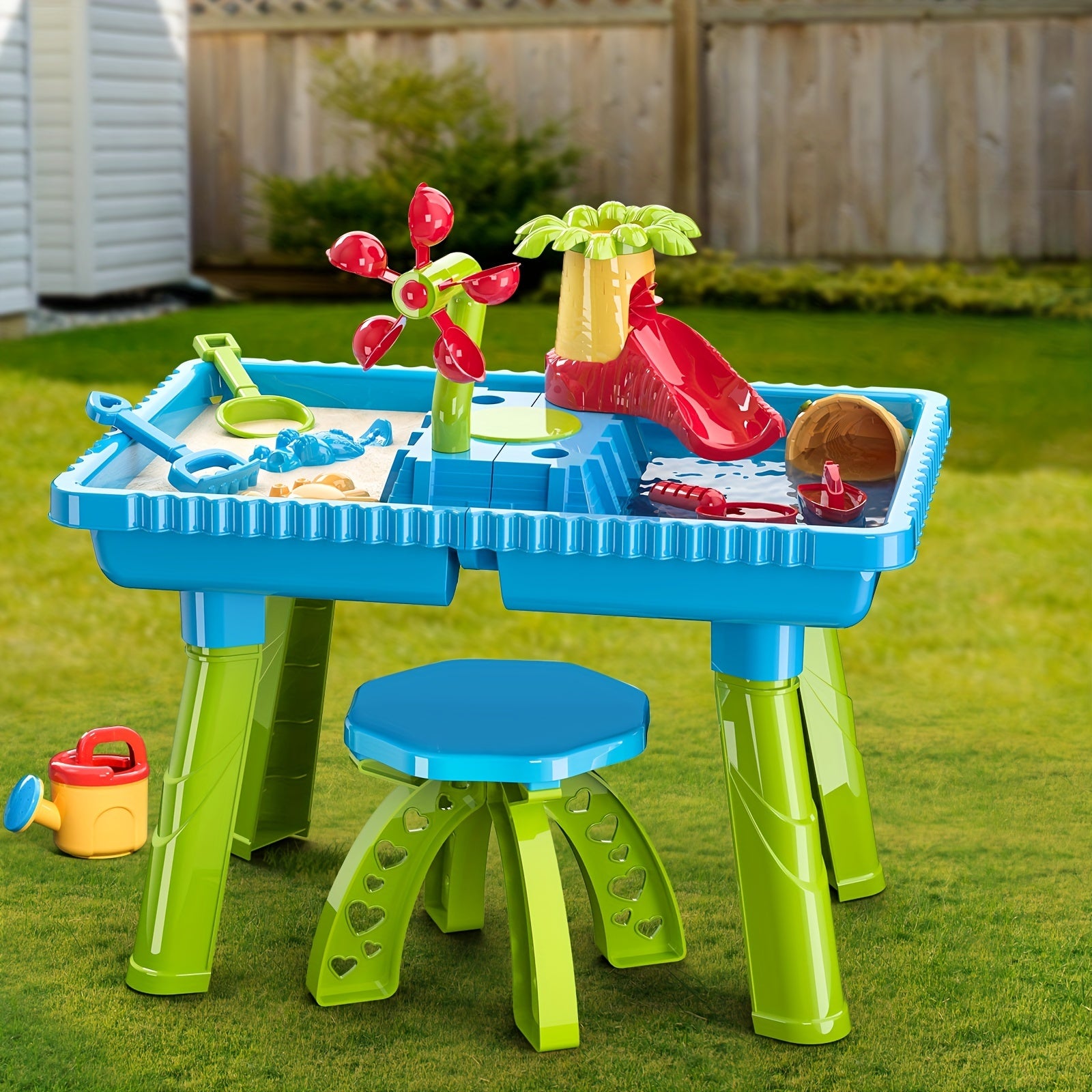 TEMI Kids Beach Toys Activity Sensory Play Table Outdoor Water Activity Tables