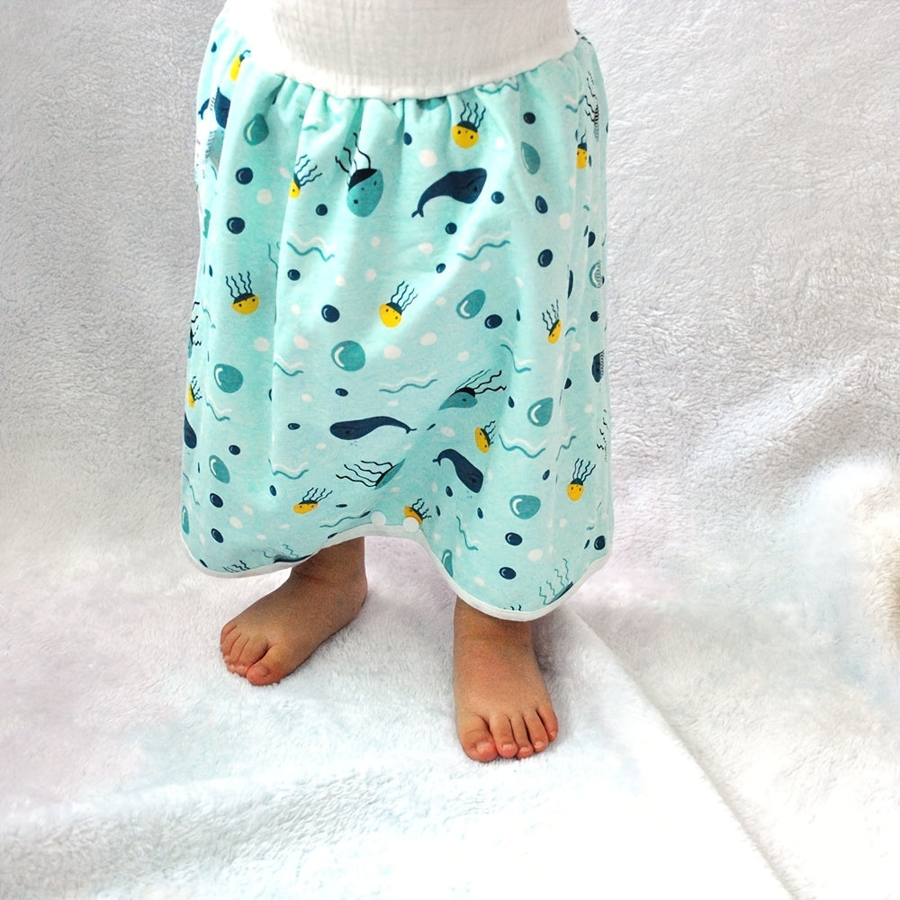 High Waist Baby Diaper Skirt - Waterproof & Washable