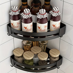 Wall Mount Spice Rack Holder Triangle Square Hanging Spice Organizer