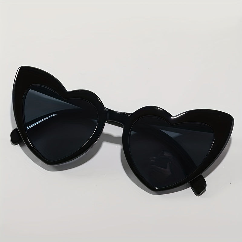 Y2K Heart Sunglasses For Women Men UV400 Sun Shades Glasses