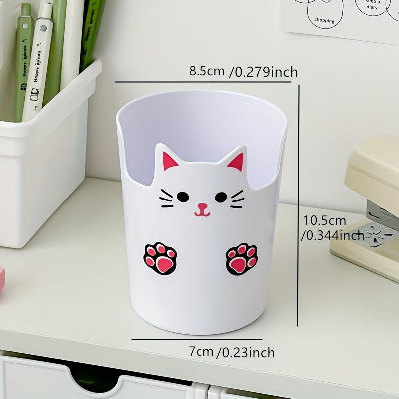 Cartoon Desktop Pen Holder Large Capacity For Organizing Makeup Brushes