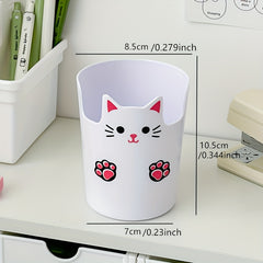 Cartoon Desktop Pen Holder Large Capacity For Organizing Makeup Brushes