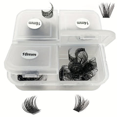 D Curling DIY Lash Extension 96pcs Individual Eyelash Clusters 10-16mm