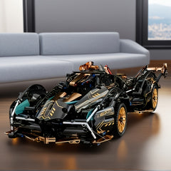 1330pcs Sports Car Model Kit DIY Assembly High ABS Plastic Vehicle Set