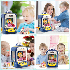 Claw Machine Clip Doll Machine Small Home Music Light Children's Gift Toy