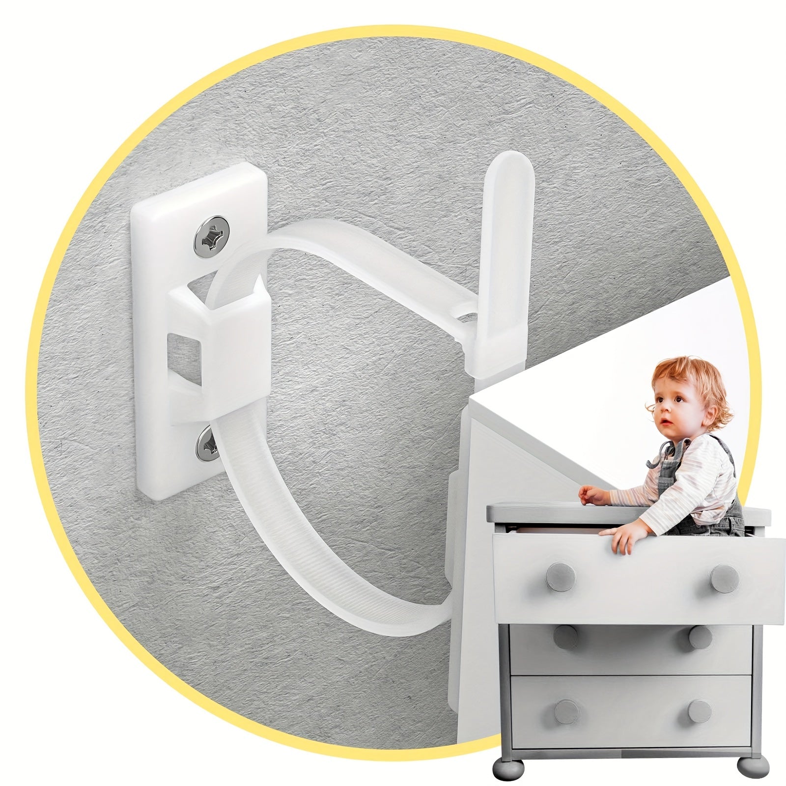 Furniture Strap Baby Anti-fall Anchor Set