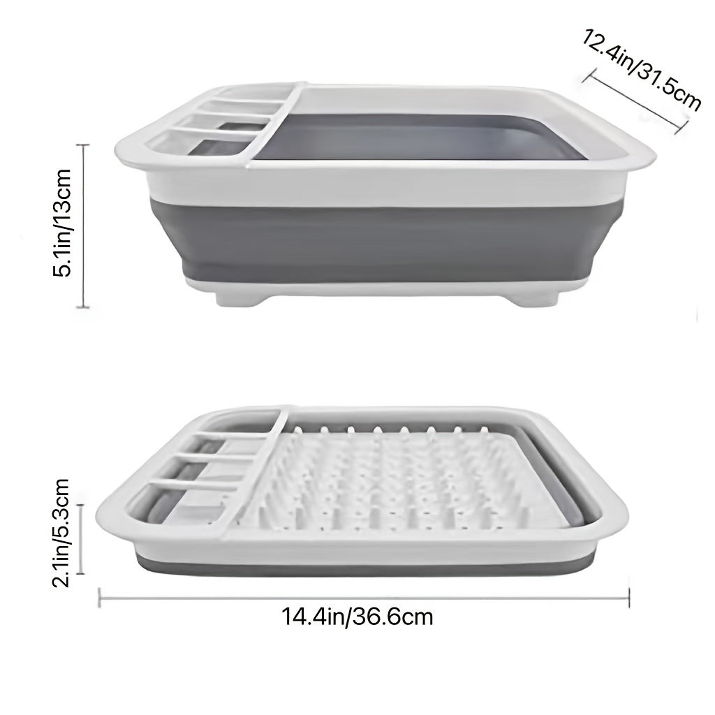 Large Foldable Dish Drying Rack for Kitchen Counter