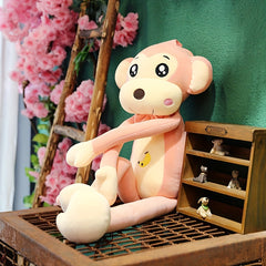 Plush Monkey Stuffed Animal Doll For Play & Decor