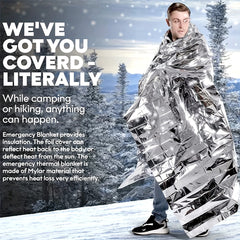 Portable Thickened Survival Blanket for Outdoor Camping