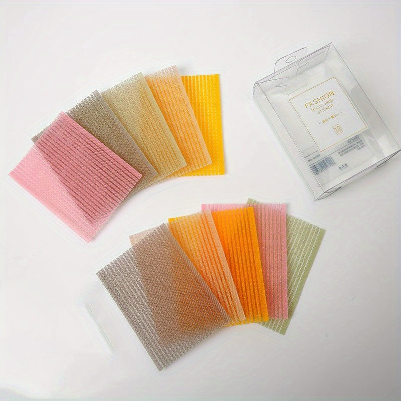 10pcs Bang Stickers Magic Bangs Hair Holders Hair Clips Seamless Paste Tape