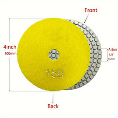 10 16 Cm Diamond Polishing Pads For Stone Countertop Granite