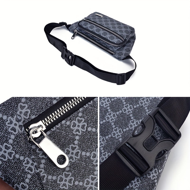 Fanny Bag Multifunction Bum Bag Travel Pouch Men Women Print Cheat Bag