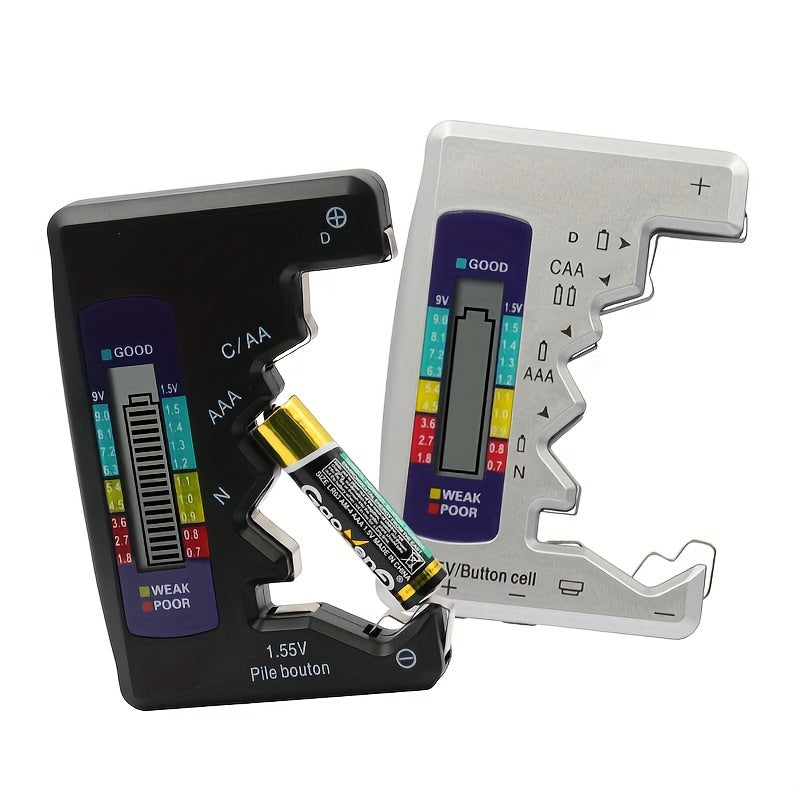 Digital Battery Tester for AAA CAA D 1 5V Button Cell Batteries