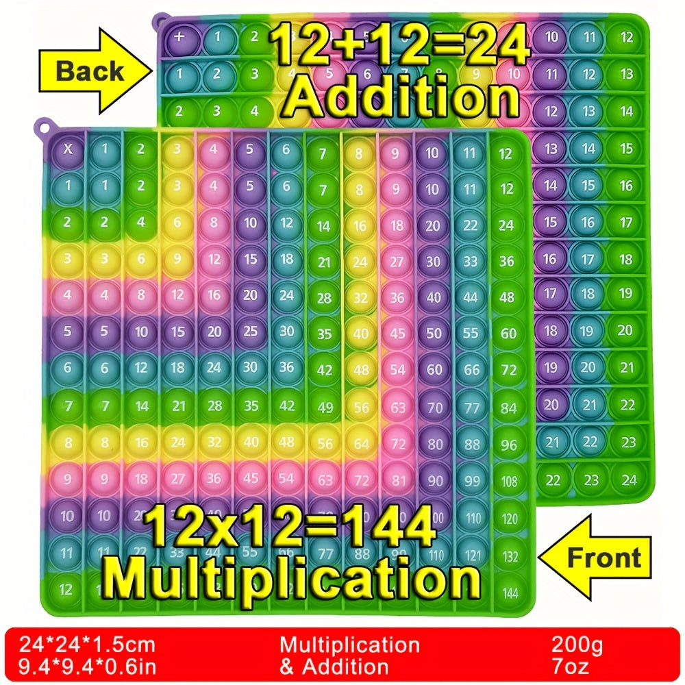 12x12 Multiplication & Addition Math Learning Educational Toy