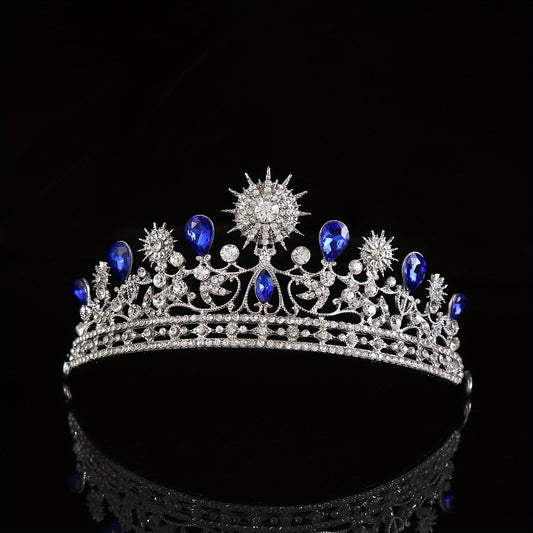 Bridal Rhinestone Crown Headband Wedding Hair Accessories