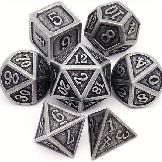 7pcs Classic Polyhedral Dice Set - Indoor Gaming