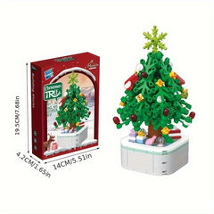 Christmas Tree Building Blocks Educational Decorations