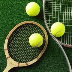 3pc Chemical Fiber Paddle Tennis Ball Standard 6 35cm Training Balls