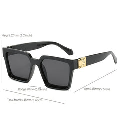 Square Frame Glasses for Men and Women