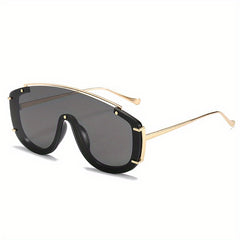 Vintage Aviator Sunglasses Gradient Lens Glasses for Party UV400