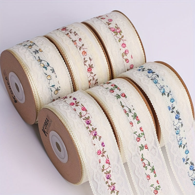1 Meter Hollow Lace Floral Fabric DIY Bow Hair Accessories Lace