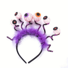 Halloween Ghost Hair Hoop Devil Headband Eyeball Headband