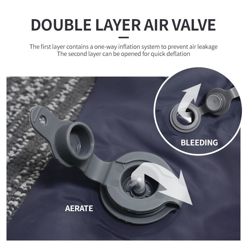Fast Inflation Insulation Air Mattress 40D Nylon TPU Lightweight Portable