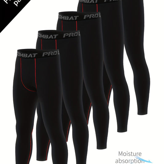 Men's High Stretch Leggings Active Quick Drying Compression Pants