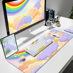 Large Gaming Mouse Pad and Wrist Rest Combo