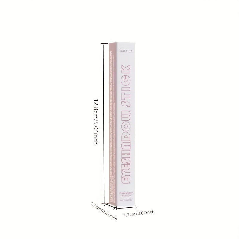 12-Color Eyeshadow Stick Matte Glitter Creamy Texture Eye Brightening Pen