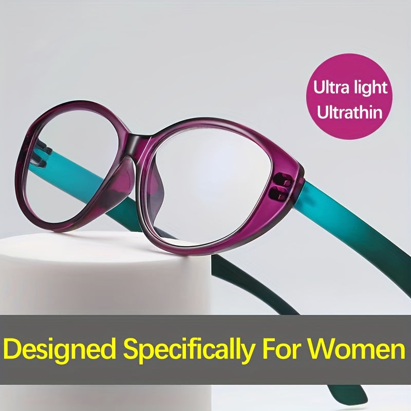 Plastic Full Frame Women's Reading Glasses 1.0-4.0